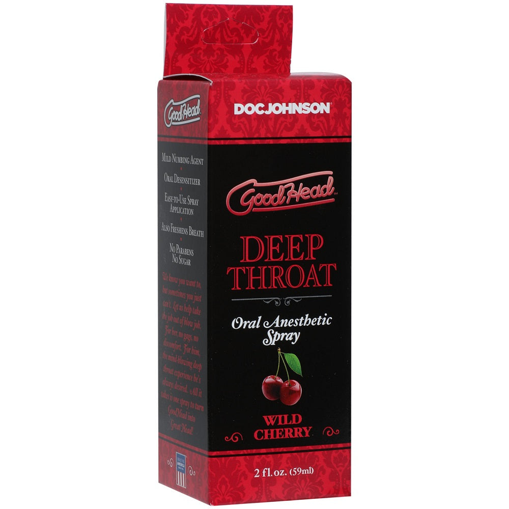 Good Head Deep Throat Spray Cherry