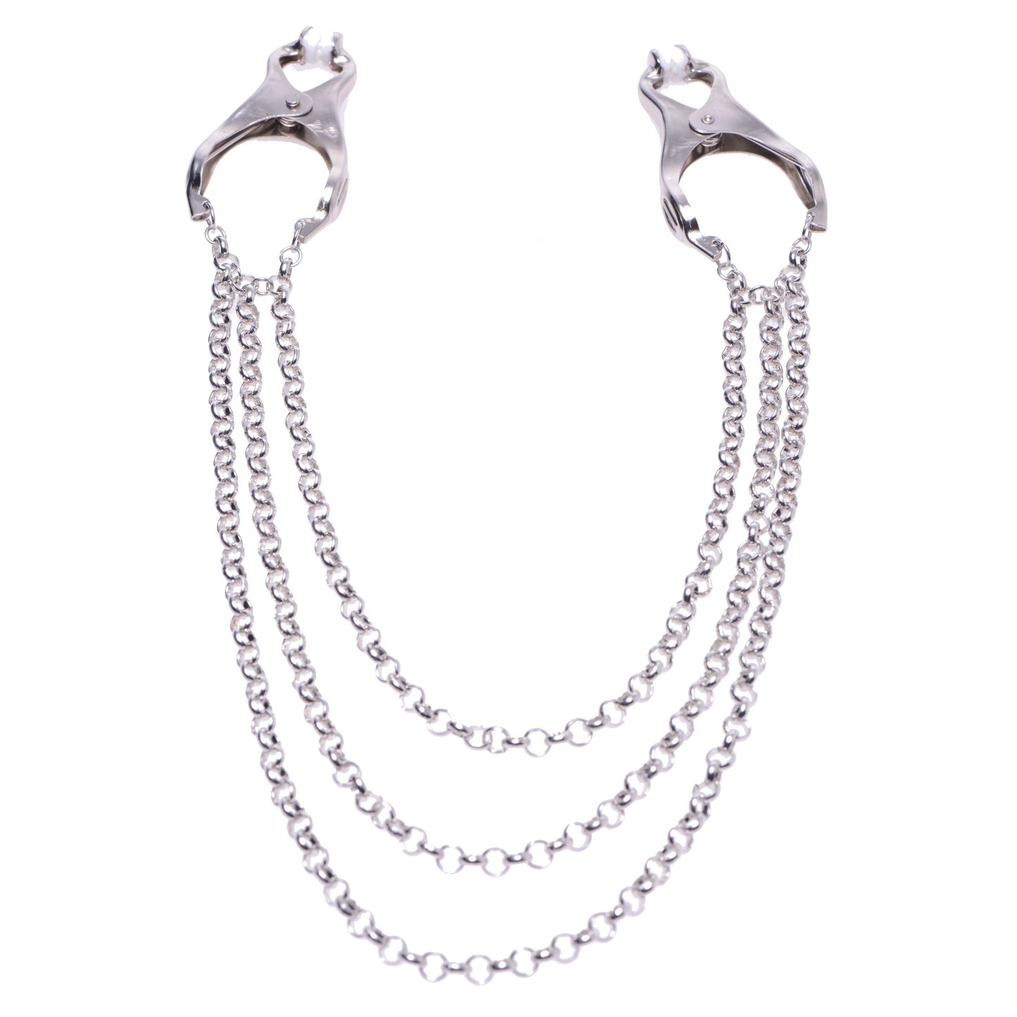 Affix Triple Chain Nipple Clamps | Master Series