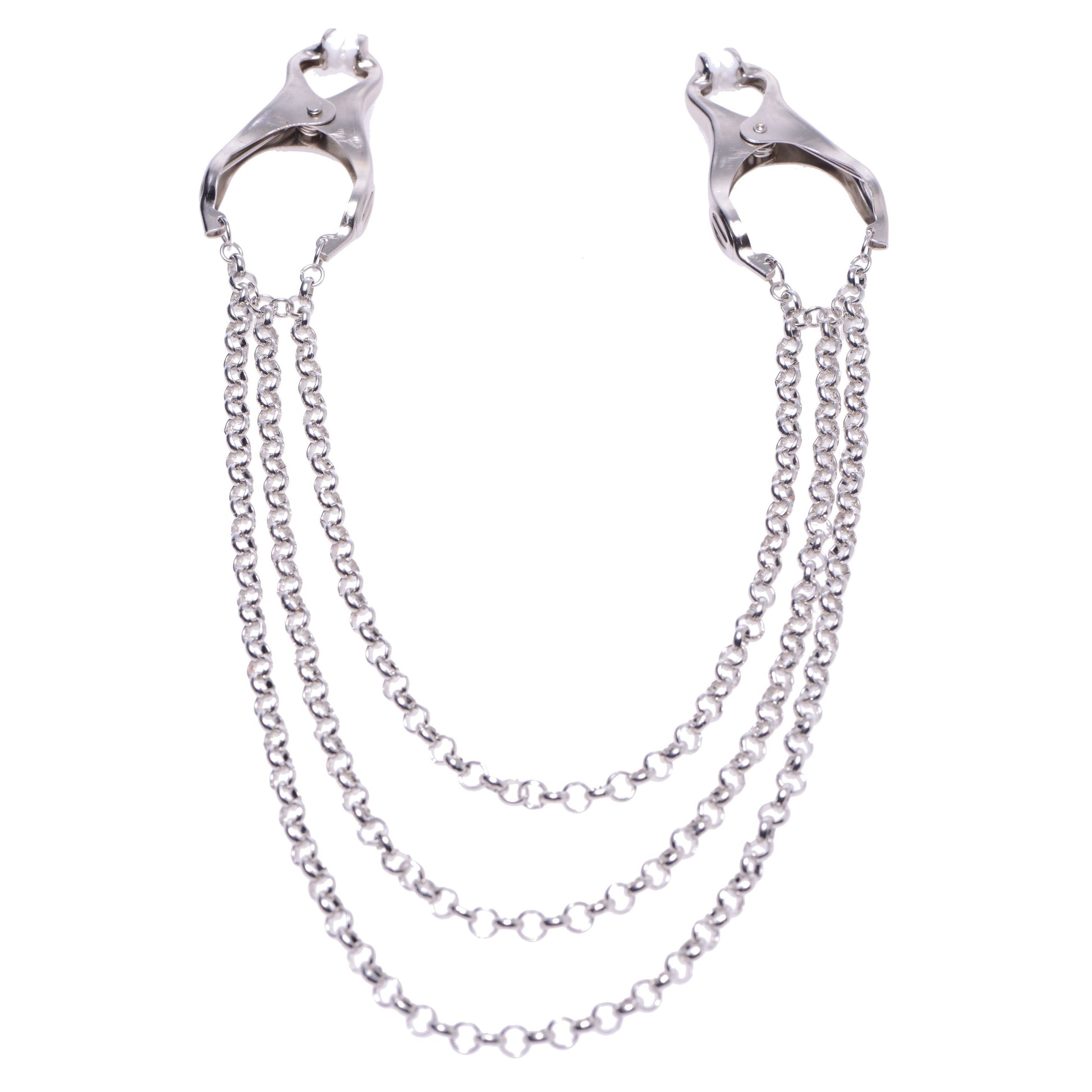 Affix Triple Chain Nipple Clamps | Master Series