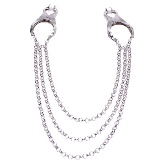 Affix Triple Chain Nipple Clamps | Master Series
