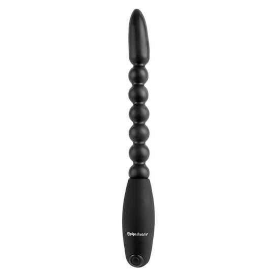 ANAL Fantasy Collect. - Anal Balls with Vibration Flexa Pleaser Black