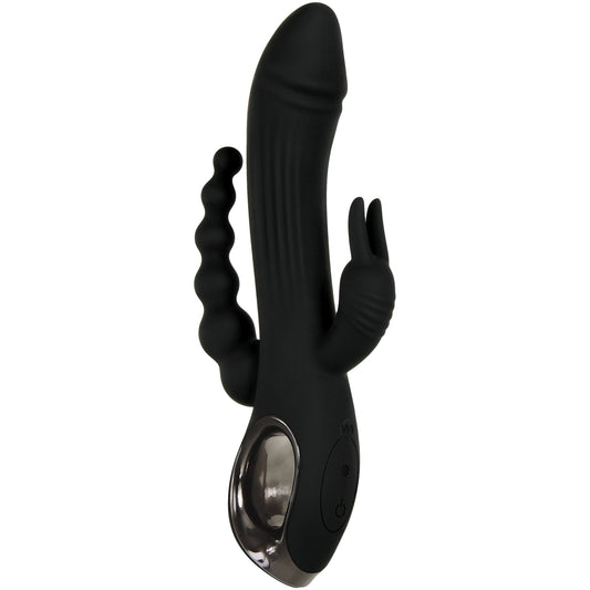 Evolved - Trifecta Rabbit Vibrator - Black Default Title