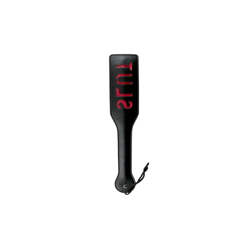 Fetish Black Leather Paddle Slut | EasyToys