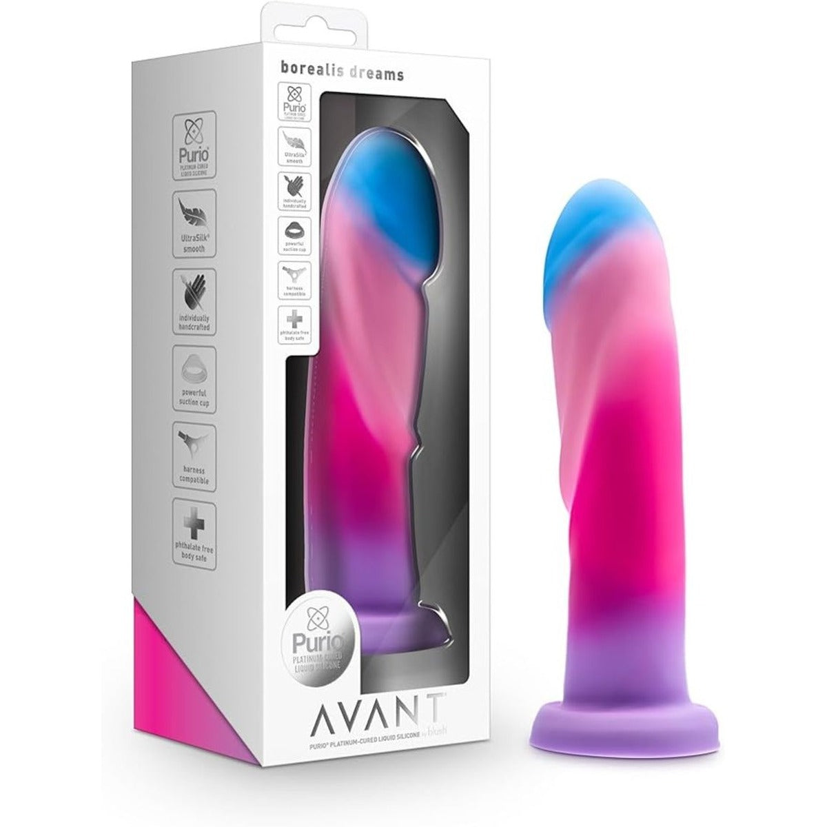 Blush Novelties - Borealis Dreams Cotton Candy Dildo - 18.4 cm