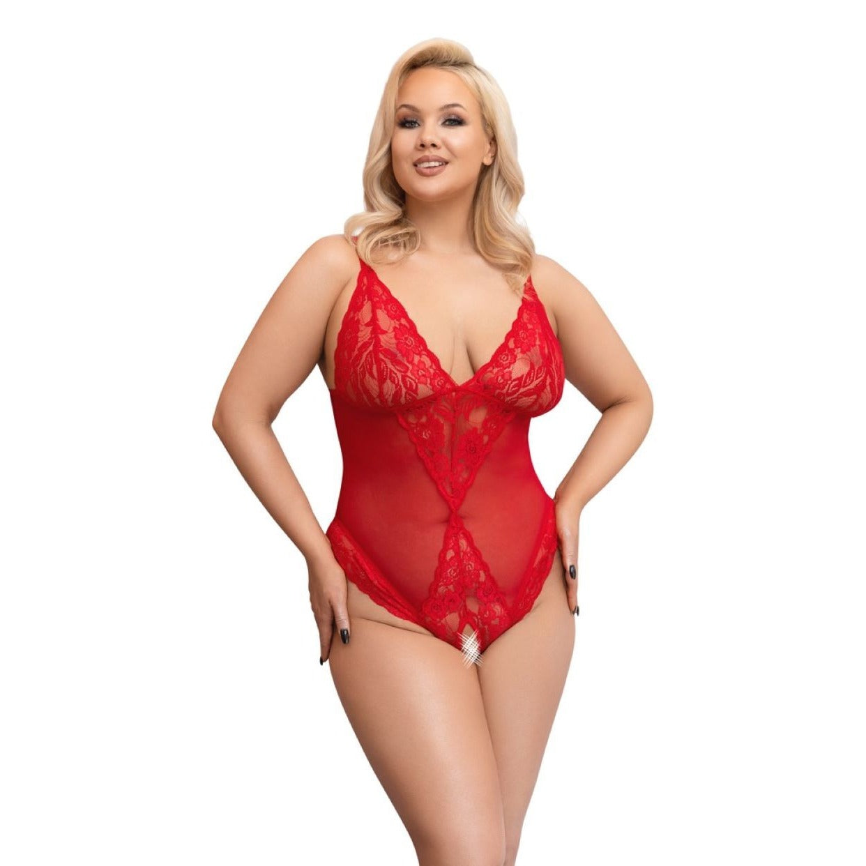 Bodysuit with Open Crotch | Cottelli Collection