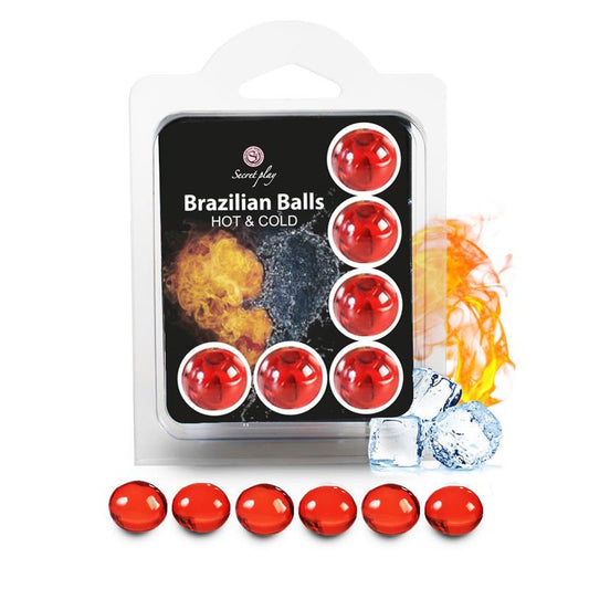 Secretplay Set 6 Brazilian Balls Hot and Cold Effect | Secret Play