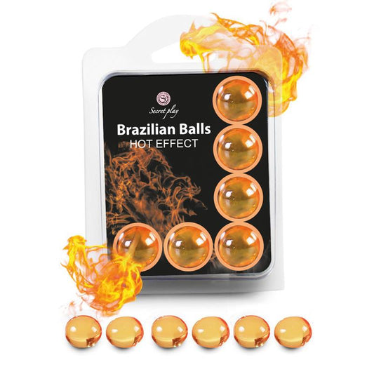 Secretplay Set 6 Brazilian Balls Heat Effect | Secret Play