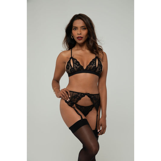 Axelle 3pc Set Open Crotch & Cups | Christine