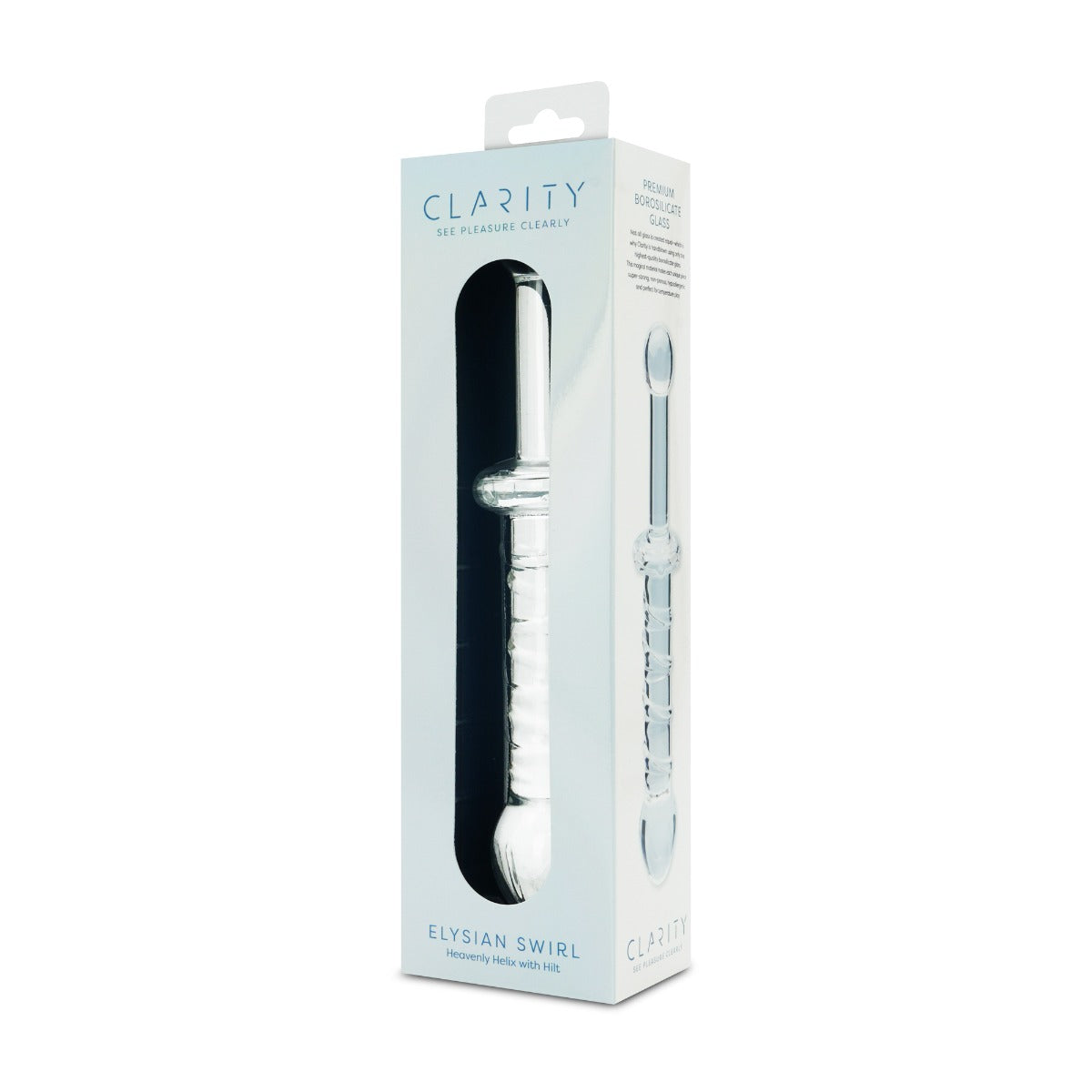 Glass Dildo Elysian Swirl | Clarity