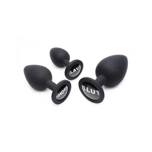 Master Series - Dirty Words Anal Plug Set