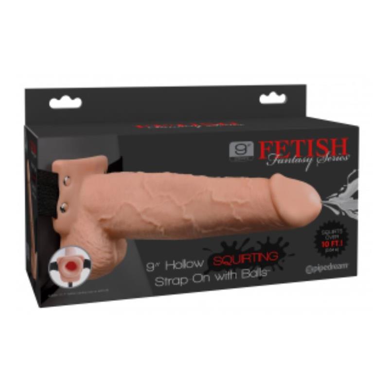 Hollow Squirting Strap - On 22 cm