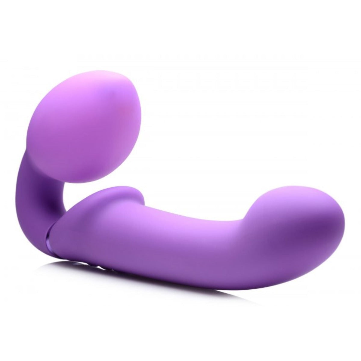G-Pulse Vibrating Strapless Strap-On - Purple - 11.4 cm