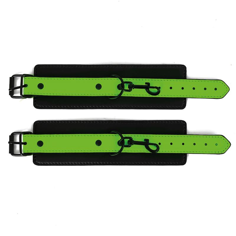 Glow in the Dark Cuffs and Bed Restraint Set | Intoyou
