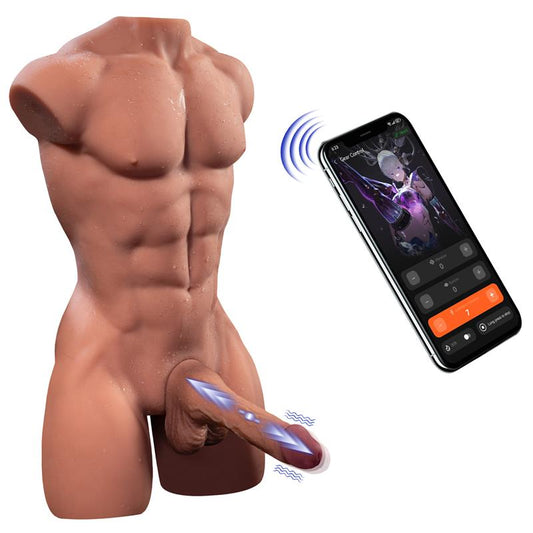 Henry Torso with Detachable Dildo Thrusting and App 15.7 kg | Xise
