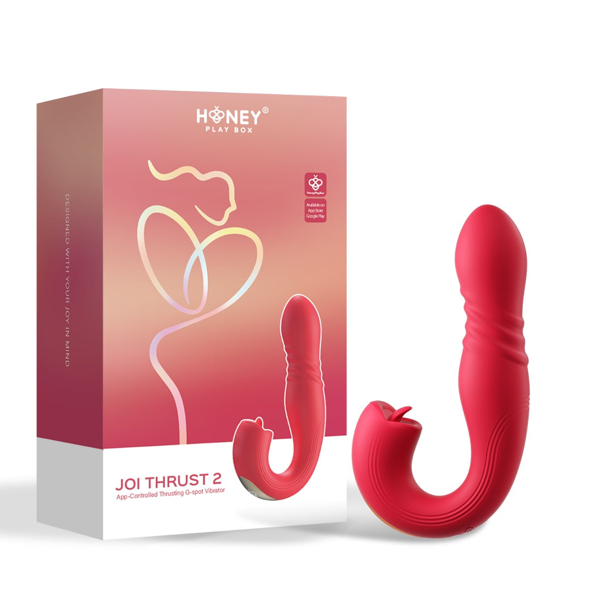 JOI Thrust 2 Pressure Sensing App Controlled Thrusting G-spo | Honeyplaybox