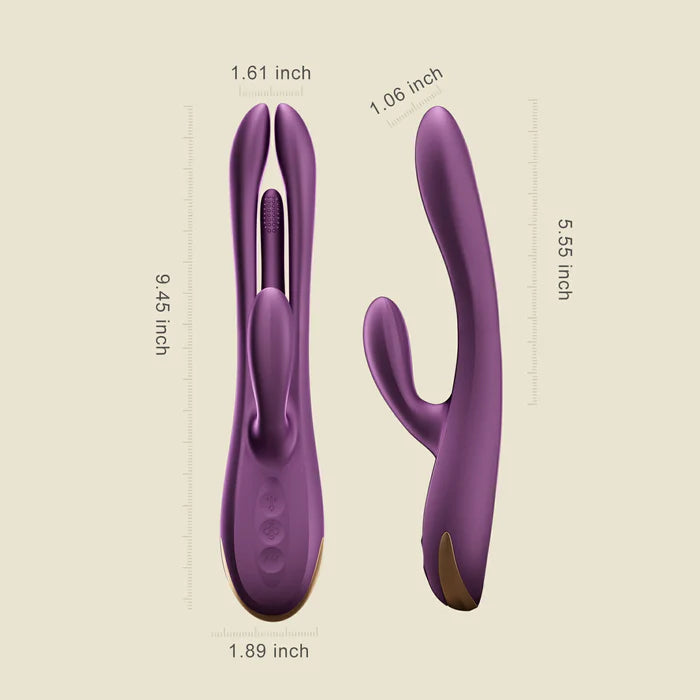 Terri App-controlled Kinky Finger Tapping Rabbit Vibrator Pu | Honeyplaybox