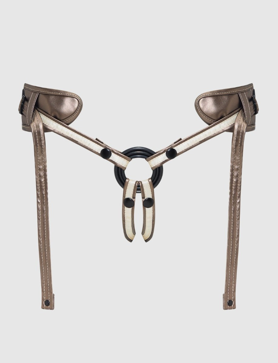 Leatherette Harness Desirous New Design | Strap On Me
