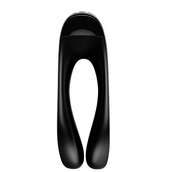 Satisfyer - Candy Cane Finger Vibrator Black – Mini Finger Vibrator