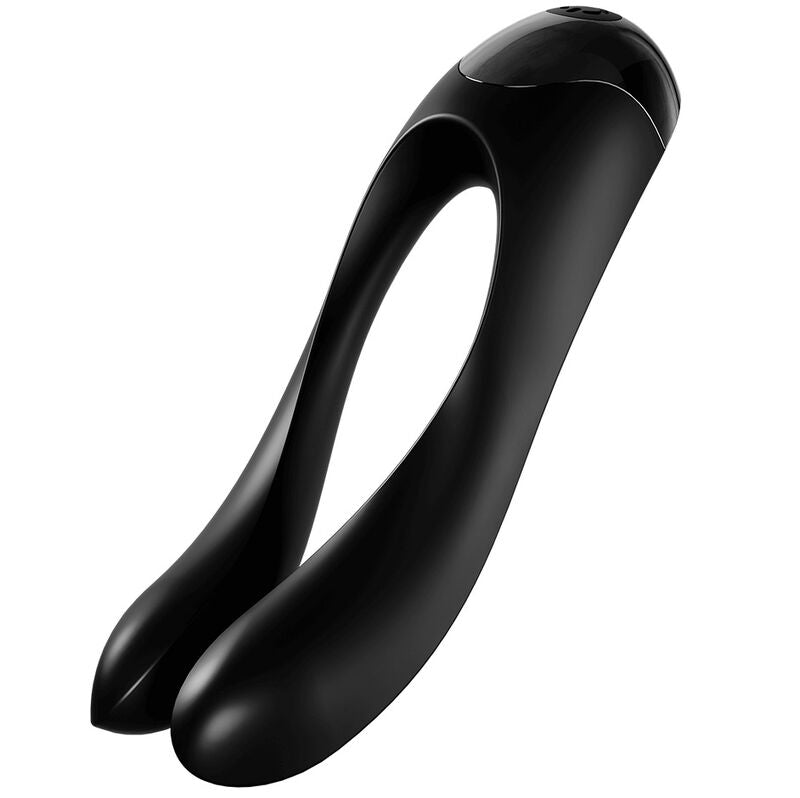 Satisfyer - Candy Cane Finger Vibrator Black – Mini Finger Vibrator