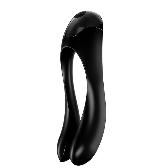 Satisfyer - Candy Cane Finger Vibrator Black – Mini Finger Vibrator
