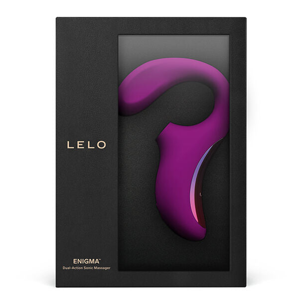 Lelo - Enigma Double Suction Stimulation Purple Massager – Clitoral Vibrator
