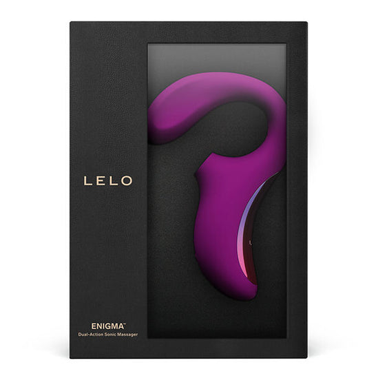 Lelo - Enigma Double Suction Stimulation Purple Massager – Clitoral Vibrator