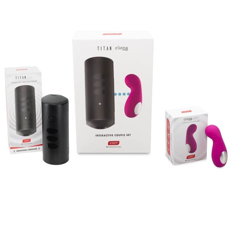 Kiiroo - Titan and Cliona Lilac Couples Set – Clitoral Vibrator