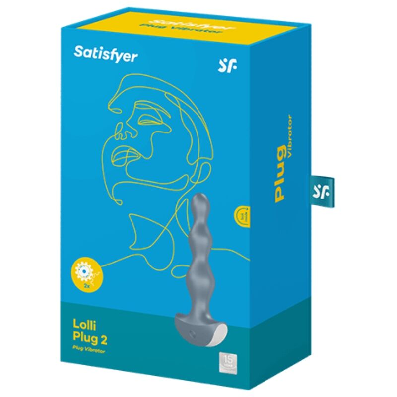 SATISFYER - Lolli Plug 2 Plug Vibrator Grey