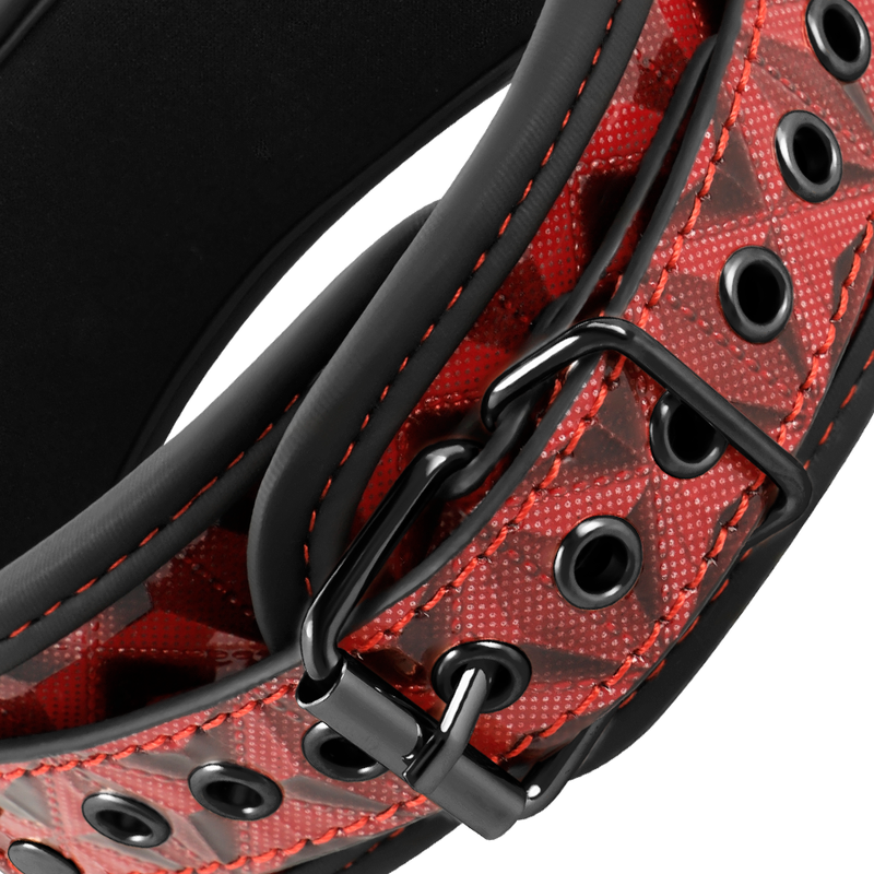 Collar with Nipple Clamps | Begme — Red