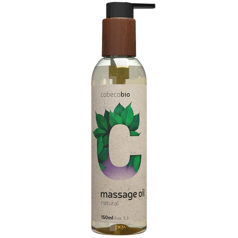 Cobeco BIO NATURAL MASSAGE OIL 150 ML lubricant bottle