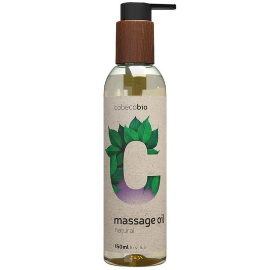 Cobeco BIO NATURAL MASSAGE OIL 150 ML lubricant bottle