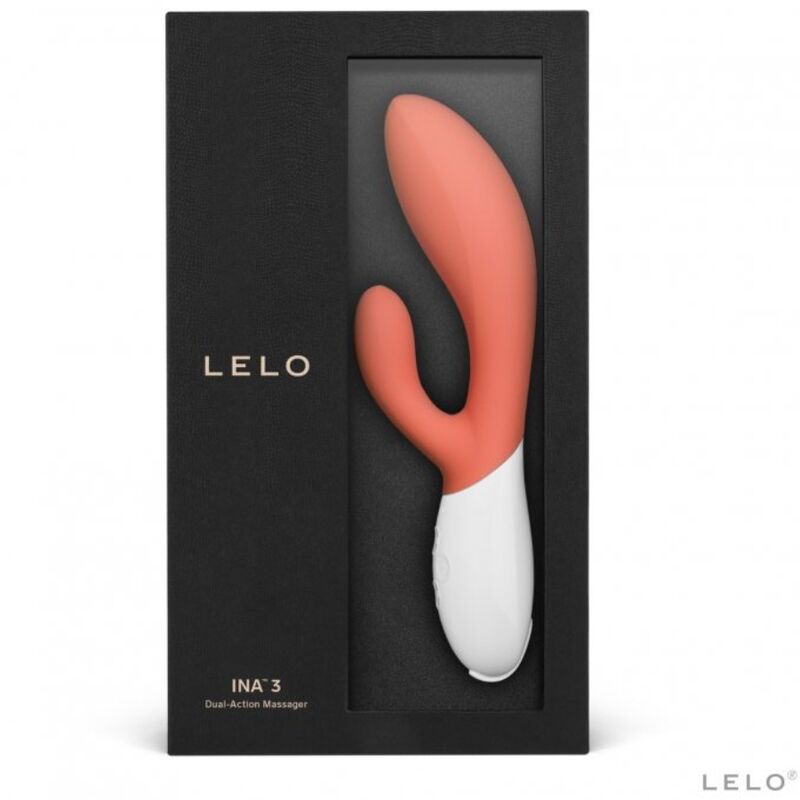 Lelo - Ina 3 Luxury Coral Rabbit Vibrator – G Spot Rabbit Vibrator