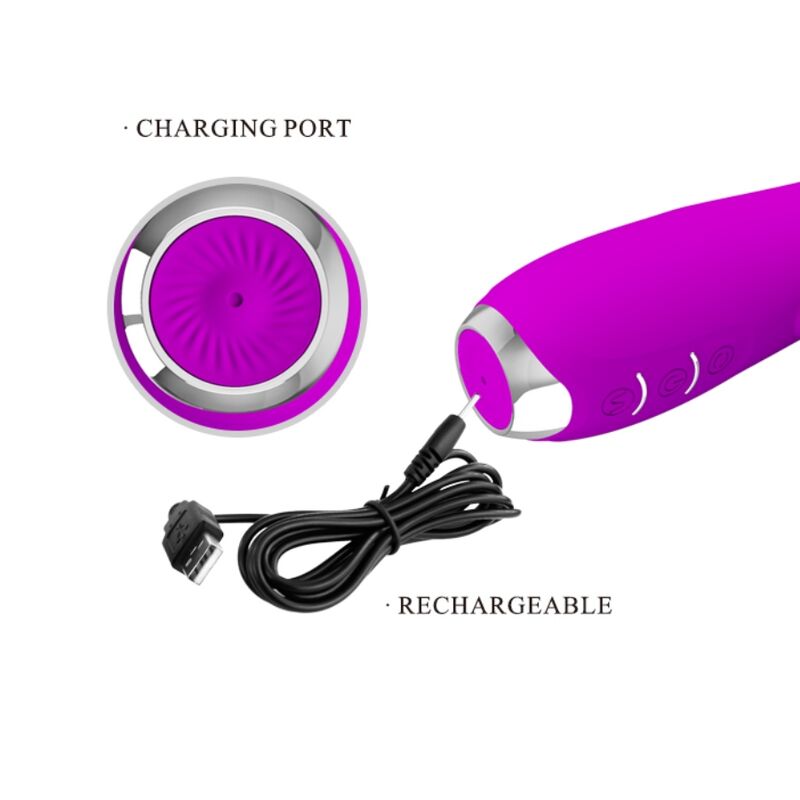 Pretty Love - Molly Vibrator with Rechargeable Rotation – Rechargeable Vibrator