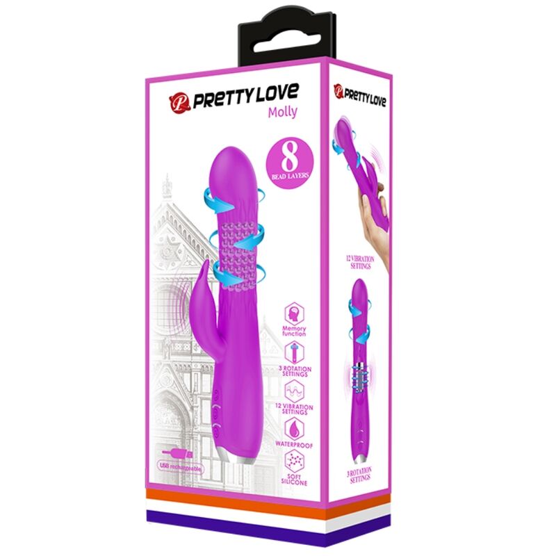 Pretty Love - Molly Vibrator with Rechargeable Rotation – Rechargeable Vibrator