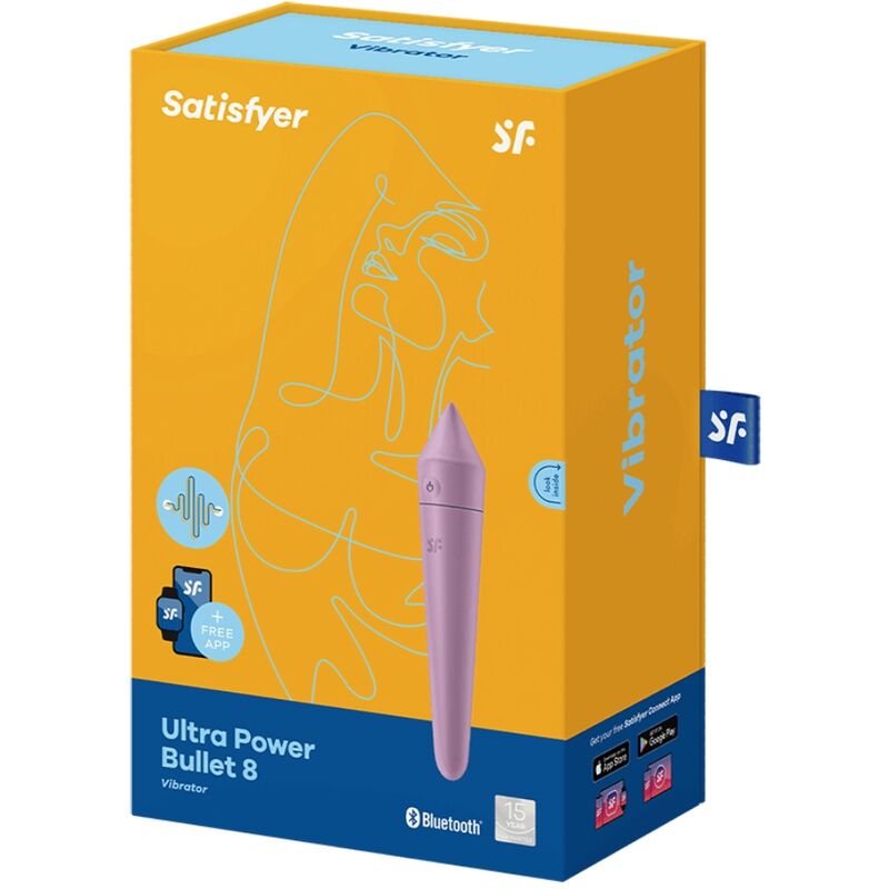 Satisfyer - Ultra Power Bullet 8 Lilac – Bullet Vibrator