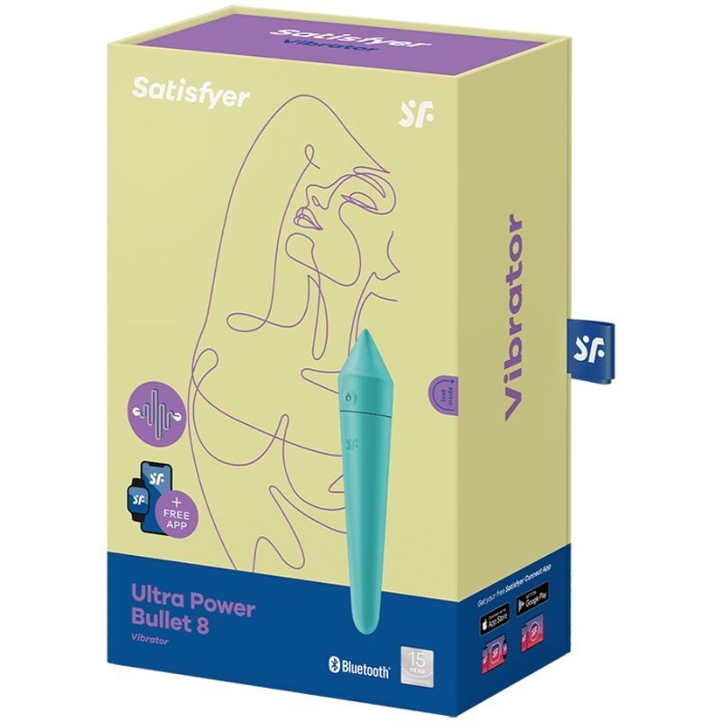 Satisfyer - Ultra Power Bullet 8 Turquoise – Bullet Vibrator