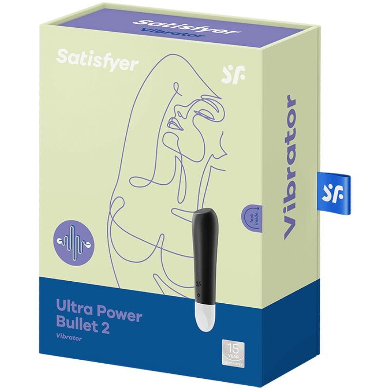 Satisfyer - Ultra Power Bullet 2 Black – Bullet Vibrator