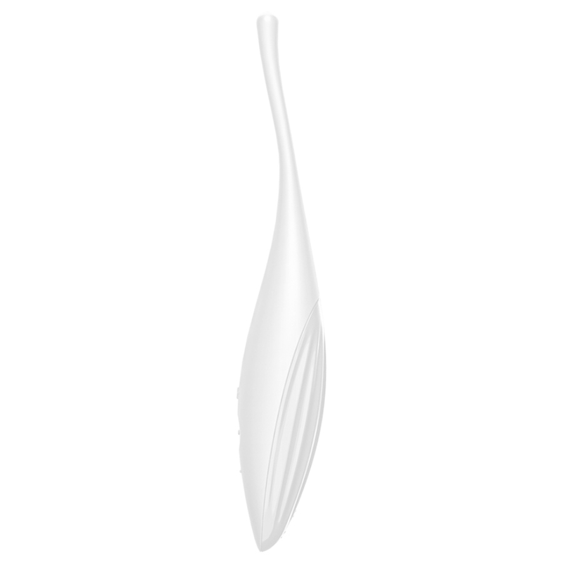 Satisfyer - Twirling Joy Clit Tip Vibrator White – Clitoral Vibrator