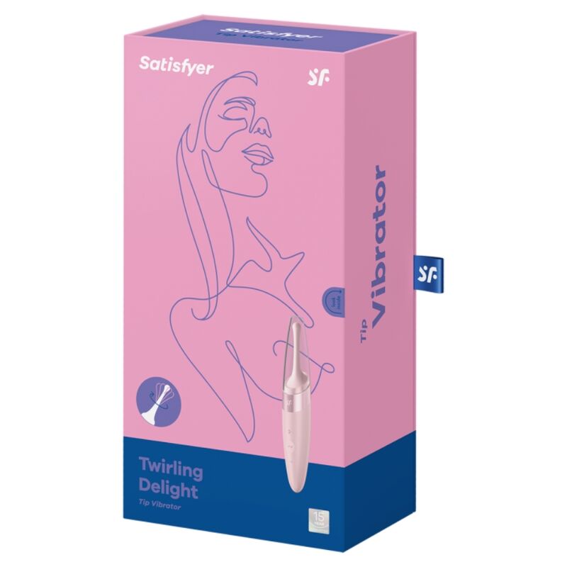 Satisfyer - Twirling Delight Clit Tip Vibrator Pink – Clitoral Vibrator