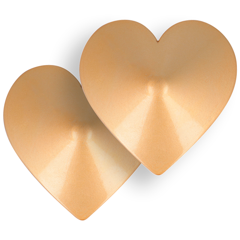 Coquette Chic Desire - Nipple Covers Golden Hearts – Lingerie Set