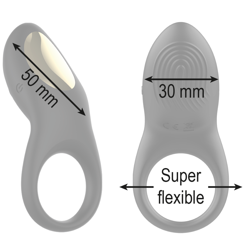 Ibiza - Full Contact Remote Control Vibrating Ring