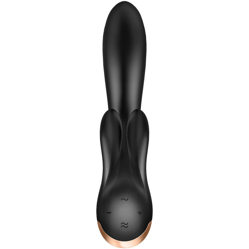 Satisfyer - Double Flex Vibrator App Black – Clitoral Vibrator