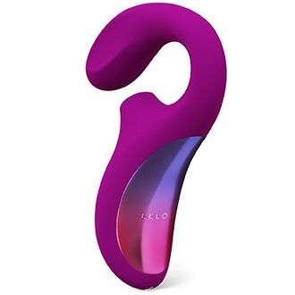 Lelo Enigma Cruise Double Stimulation Sonic Massager Purple body