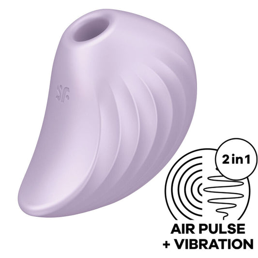 Satisfyer - Pearl Diver Air Pulse Stimulator & Vibrator Violet – Clitoral Suction Toy