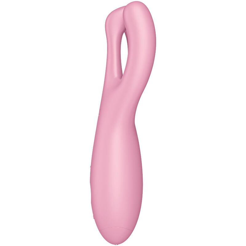 Satisfyer - Threesome 4 Vibrator App Pink – Clitoral Vibrator