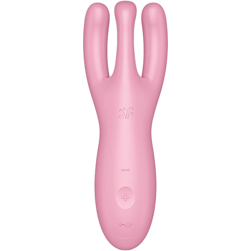 Satisfyer - Threesome 4 Vibrator App Pink – Clitoral Vibrator
