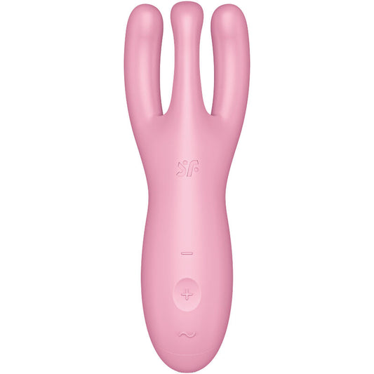 Satisfyer - Threesome 4 Vibrator App Pink – Clitoral Vibrator