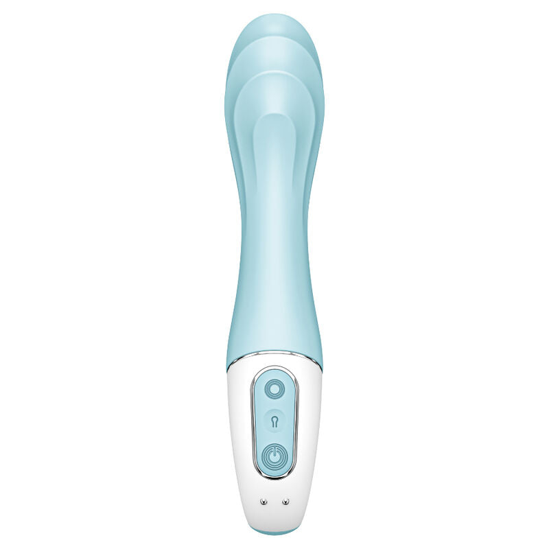 Satisfyer - Air Pump Vibrator 5+ Inflatable G-Spot Vibrator App Blue – G Spot Vibrator