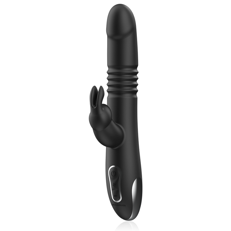 Black&Silver - Kenji Stimulating Vibe Compatible with Watchme Wireless Technology – Vibrator