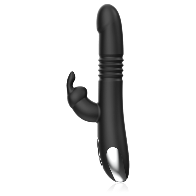 Black&Silver - Kenji Stimulating Vibe Compatible with Watchme Wireless Technology – Vibrator